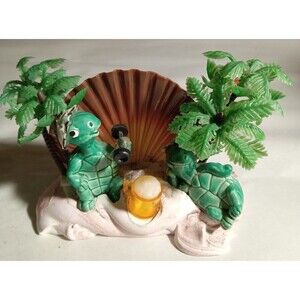 Sea Shell Turtles Relaxing On The Beach